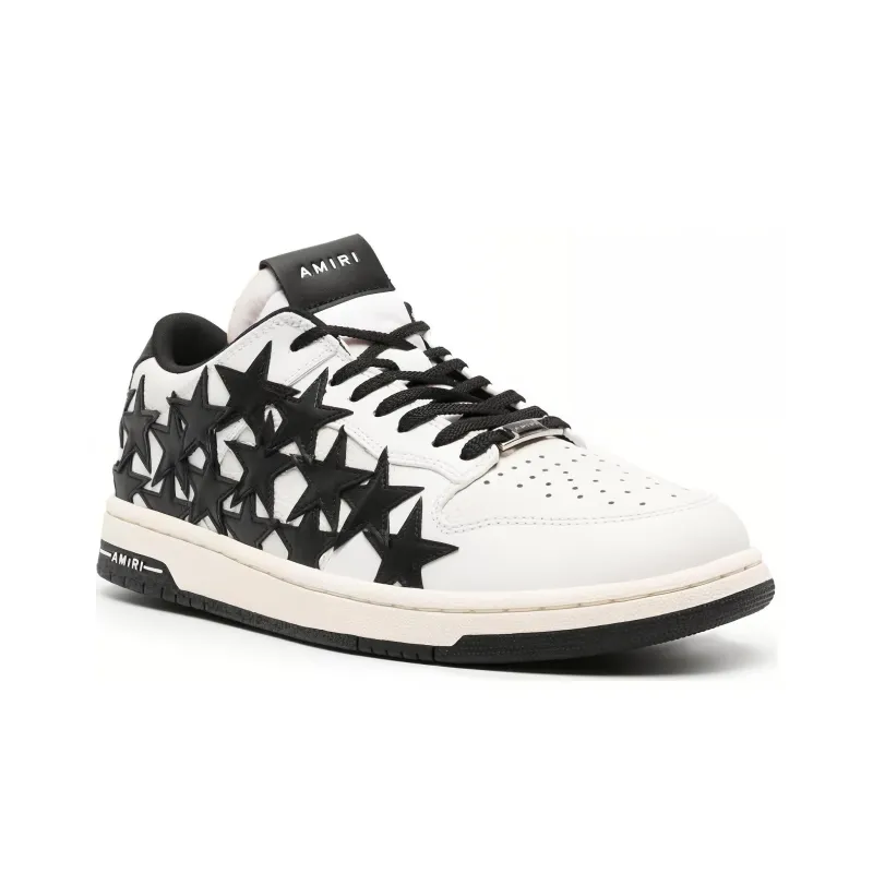 AMIRI Stars Low Top White Beige-2