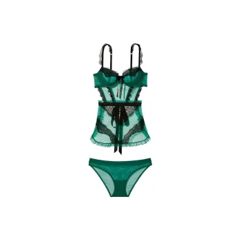 Victoria's Secret Pajama Set Women's Green