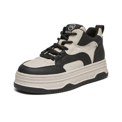 HUANAI Skateboard Shoes Women's Mid-Top