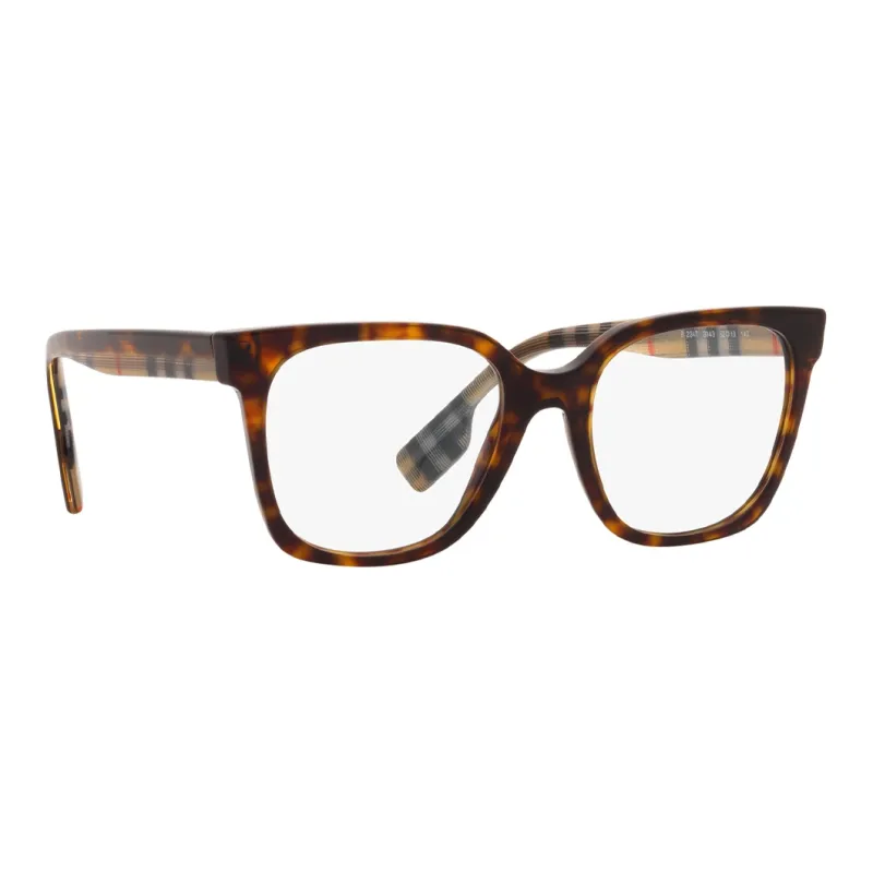 Burberry Plate Frame Square Eyeglass Frames Unisex-1