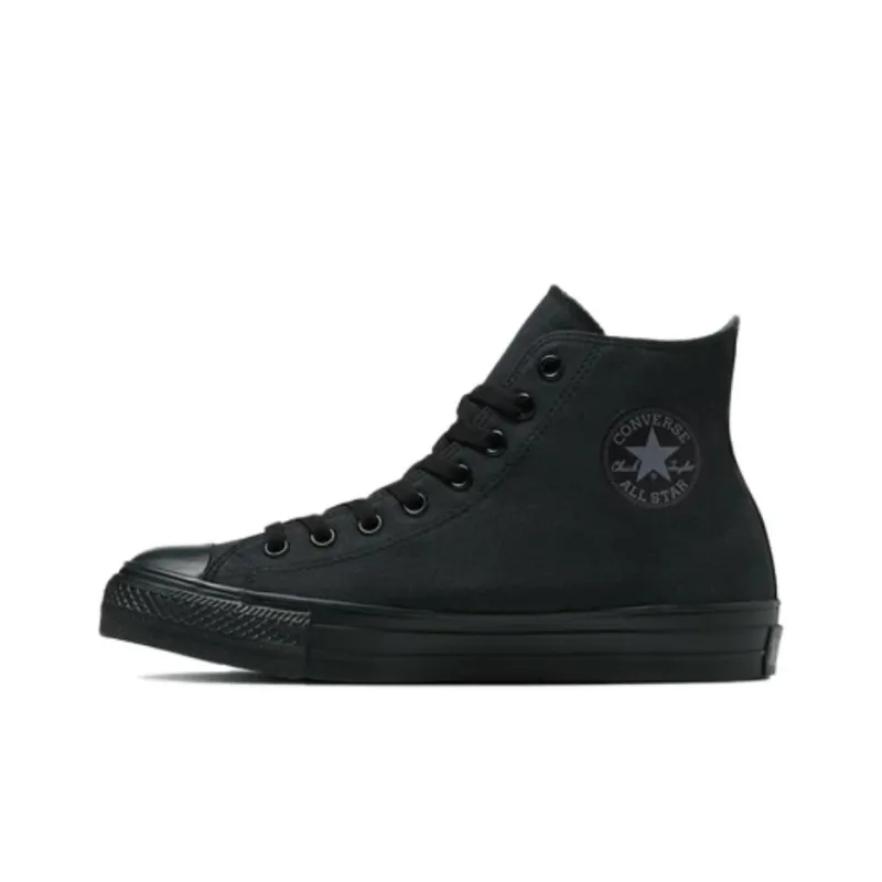 Converse All Star Gore Tex Hi Anti Slip Wear Resistant High Top Canvas Shoes Unisex Black Japan Version-1