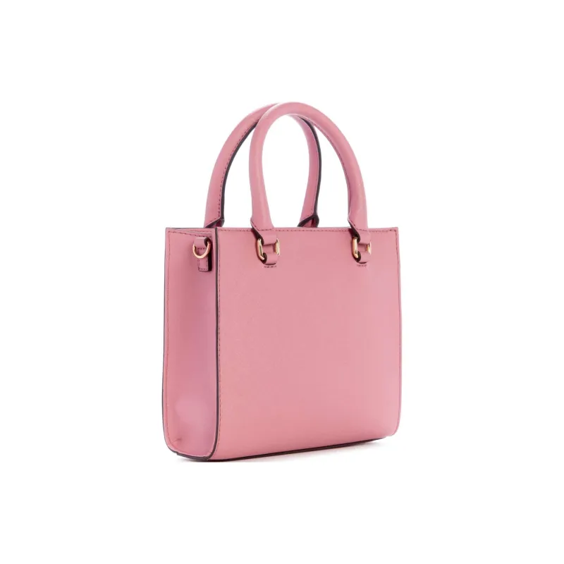 GUESS Artificial Leather Handbag Small Size Women's Pink-1