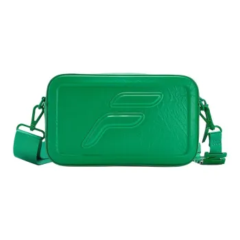 FILA FUSION Polyurethane Camera Bag Shoulder Bag Crossbody Bag Extra Small Unisex Ice Greenish Blue