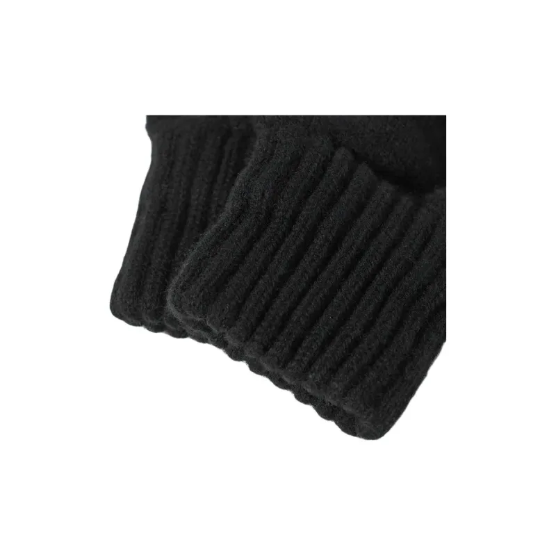 BARBOUR Knit Gloves Men's Black-2