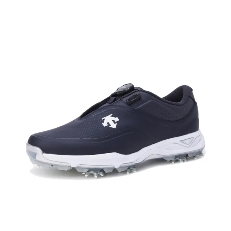 DESCENTE AXLE PRO Boa Cushioning Wear Resistant Low Top Golf Shoes Unisex Blue-1