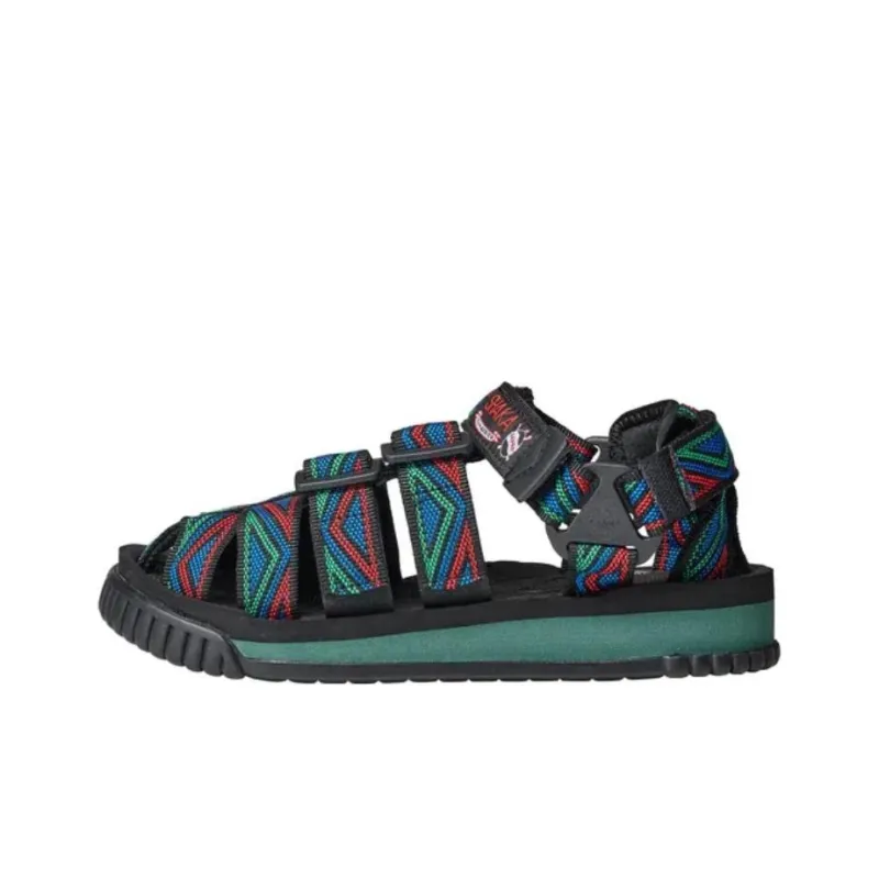SHAKA Hiker Hook and Loop Beach Sandals Unisex Blue-0