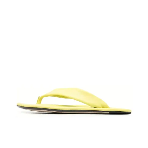 By Far Dasha Leather Flip Flops