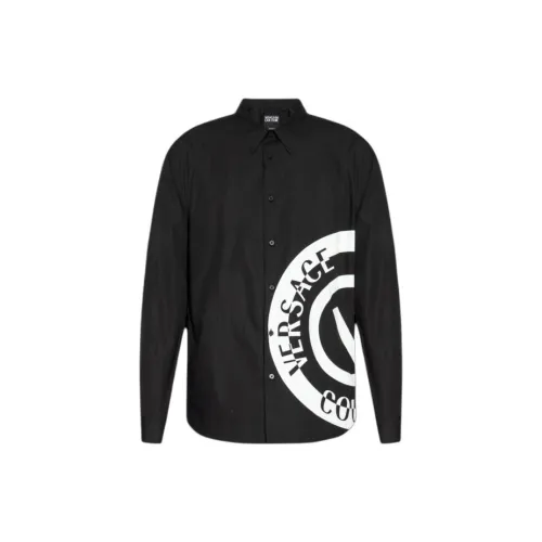 VERSACE JEANS Shirts Men Black