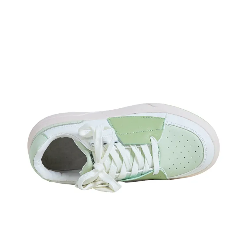 MINGKUANG Streetwear Dopamine Thick Sole Anti Slip Wear Resistant Low Top Skateboard Shoes Women's-3