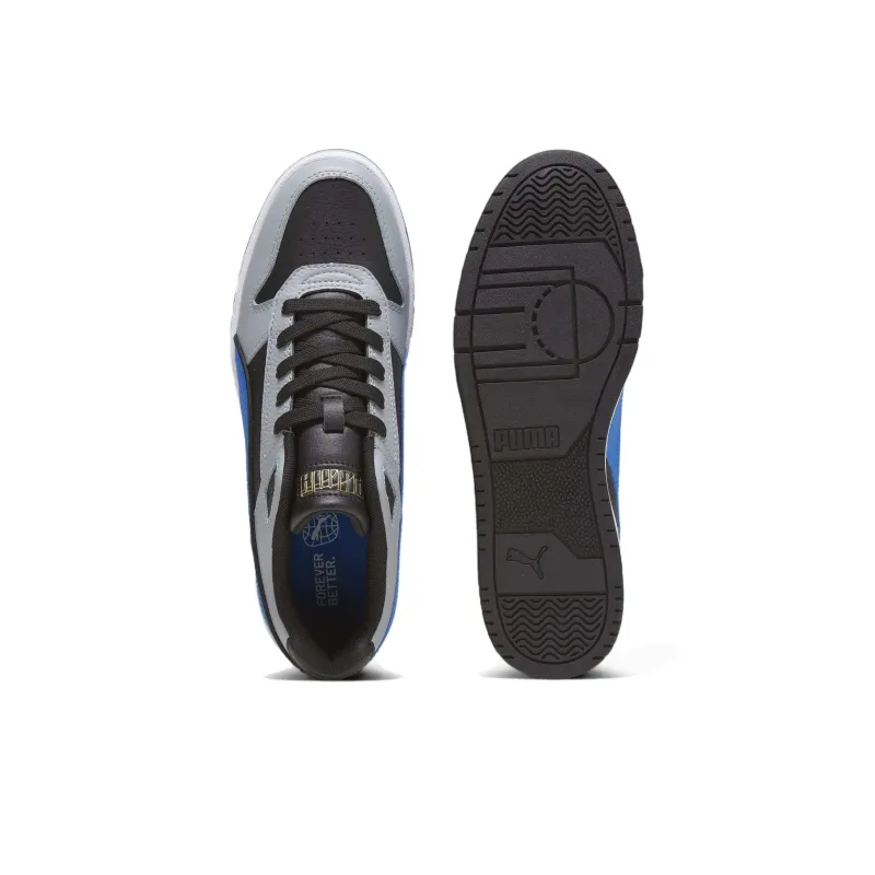 PUMA RBD Game Anti-Slip Wear-Resistant Low-Top Skateboard Shoes Unisex Gray Black Blue-3