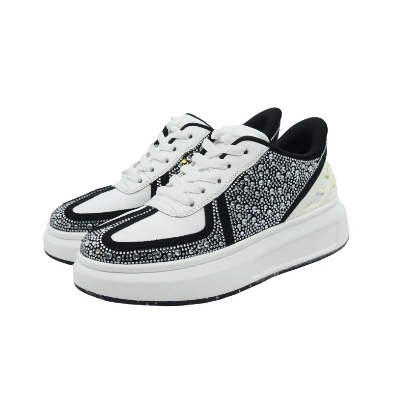 It Must Be Done Abrasion Resistant Lightweight Height Increasing Low Top Skateboard Shoes Unisex-2