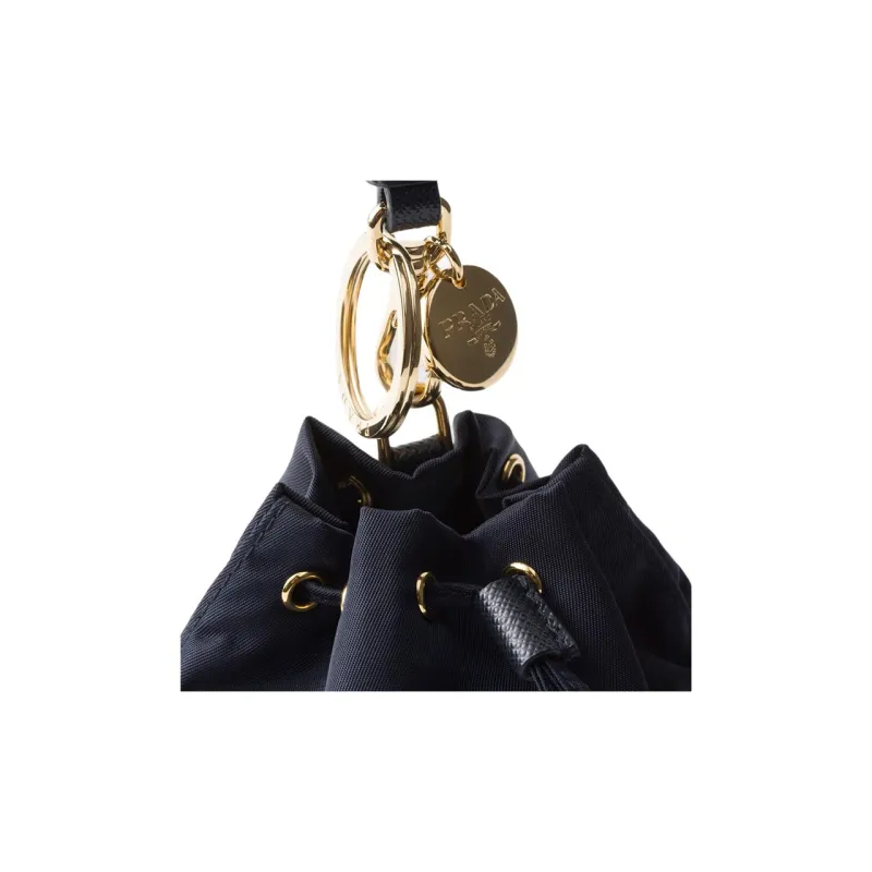 PRADA Re-Edition Recycled Nylon Clutch Mini Women's Black-2
