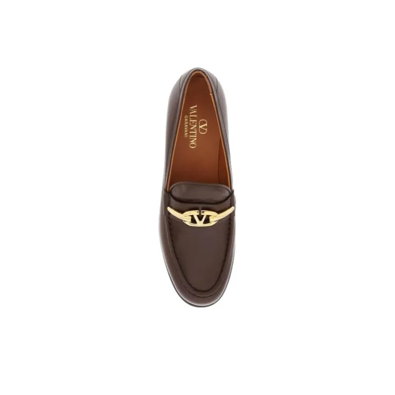 Valentino VLogo Plaque Slip-On Loafers Women's-2