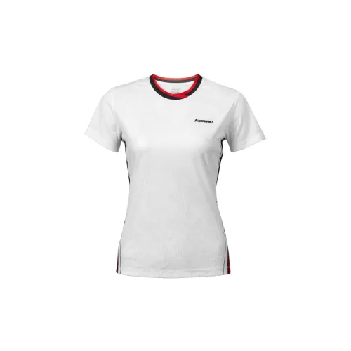 Kawasaki Badminton Jerseys Women's White Gold