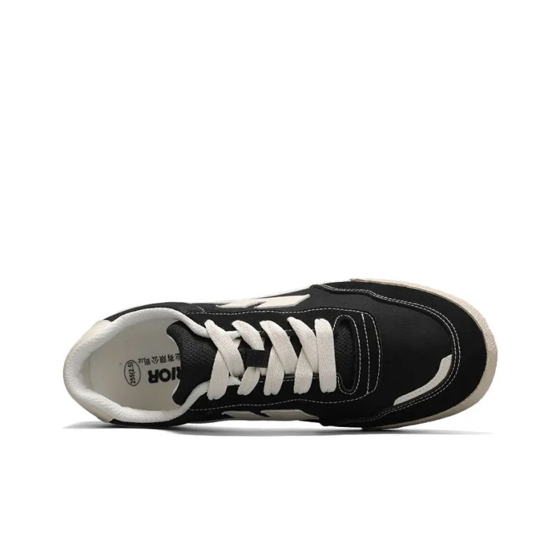 Warrior Wear resistant, Lightweight, Breathable, And Non slip. Low Top Canvas Shoes Unisex Black Rice Dark Beige-3