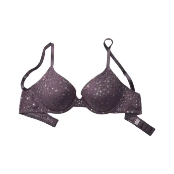 VICTORIA'S SECRET Bra Women's Quartz Purple Star Print