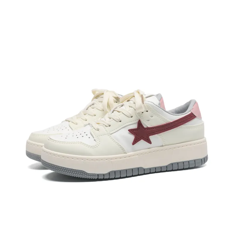 Anime Story Slip Resistant, Abrasion Resistant, Breathable Low Top Skateboard Shoes Women's-9