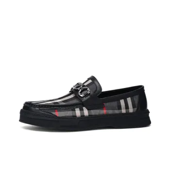 U7 Beanie Shoes Soft Sole Breathable Loafers Men's Black