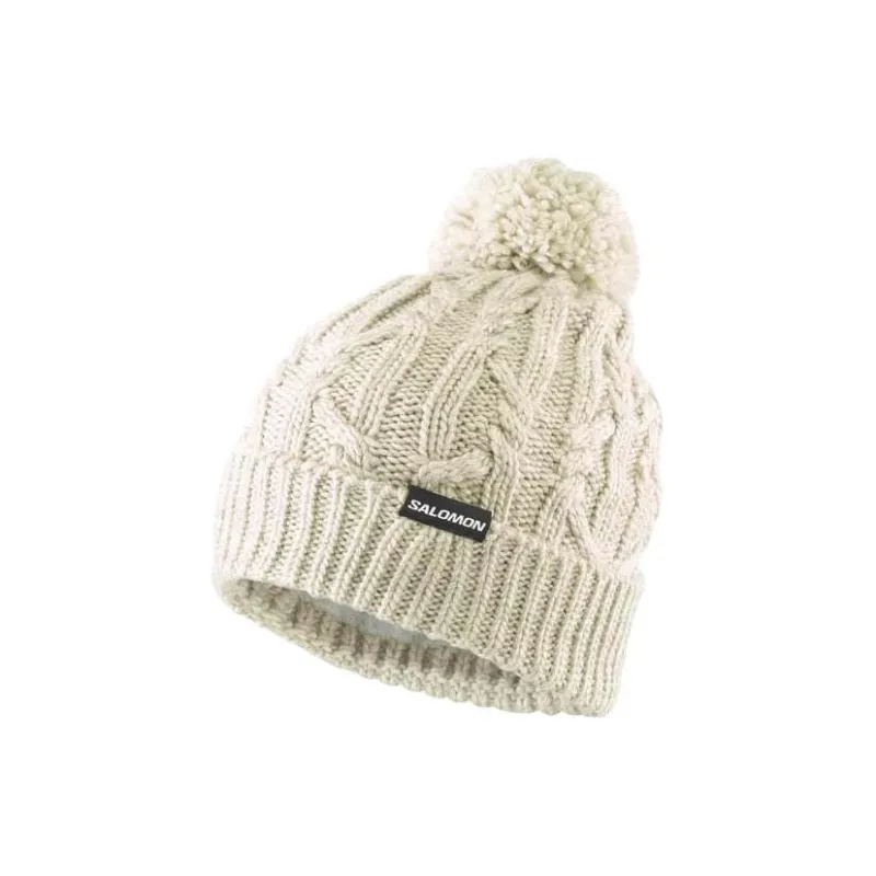 SALOMON Wool Beanies Women's White-0