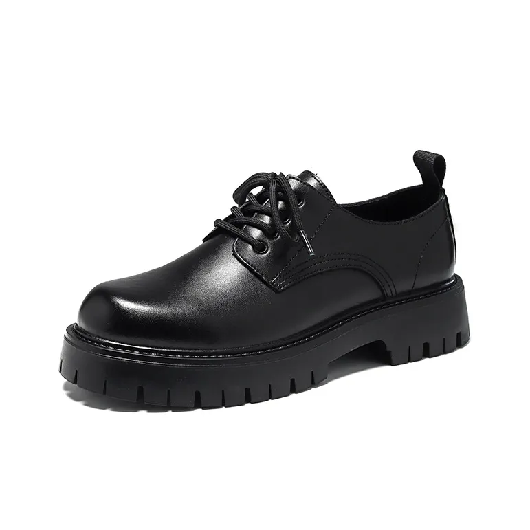 Beidouniao Dress Shoes Men Low Top Gray, Brown, Black-2