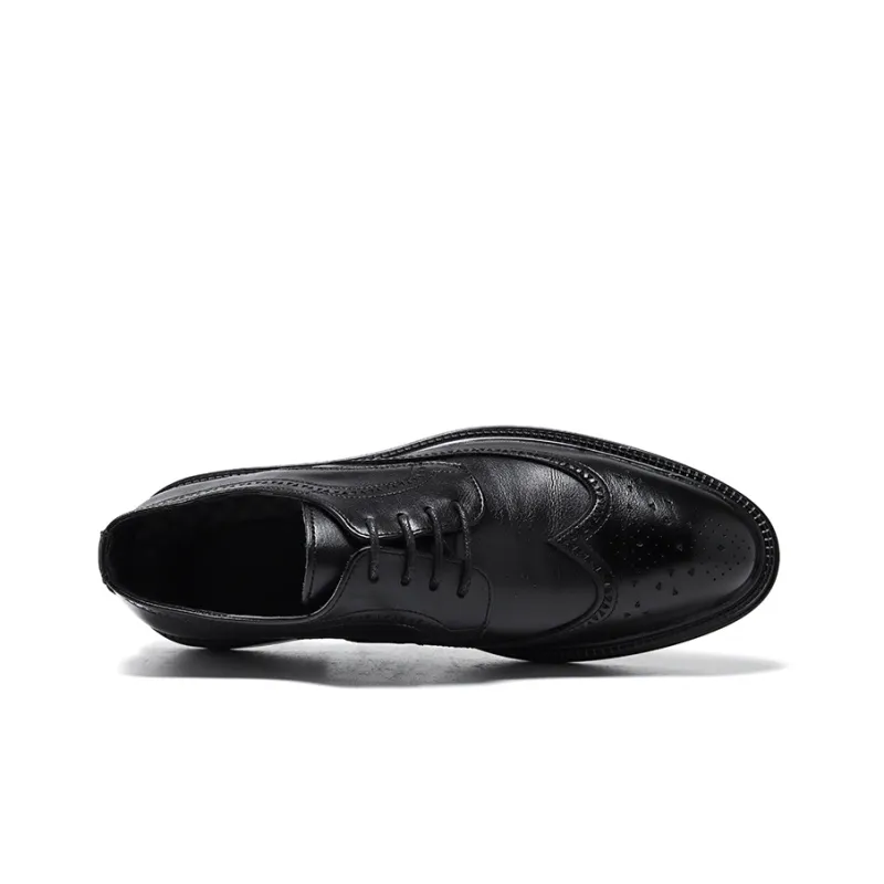 ZUWUDONG Dress Shoes Men Low Top Black, Brown-2