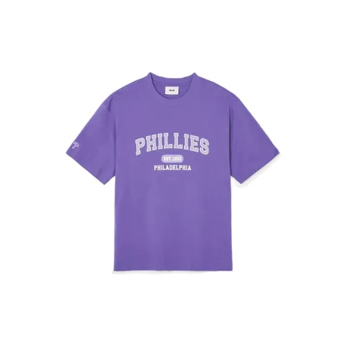 MLB College Style Series T-Shirts Men Purple