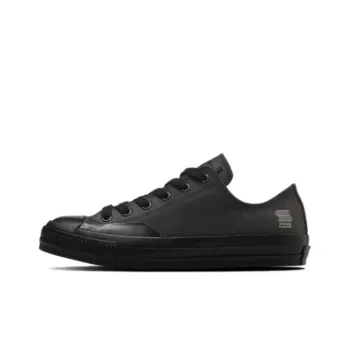 Converse All Star Stacksbookstore Anti Slip Wear Resistant Low Top Skateboard Shoes Unisex Black Japan Version