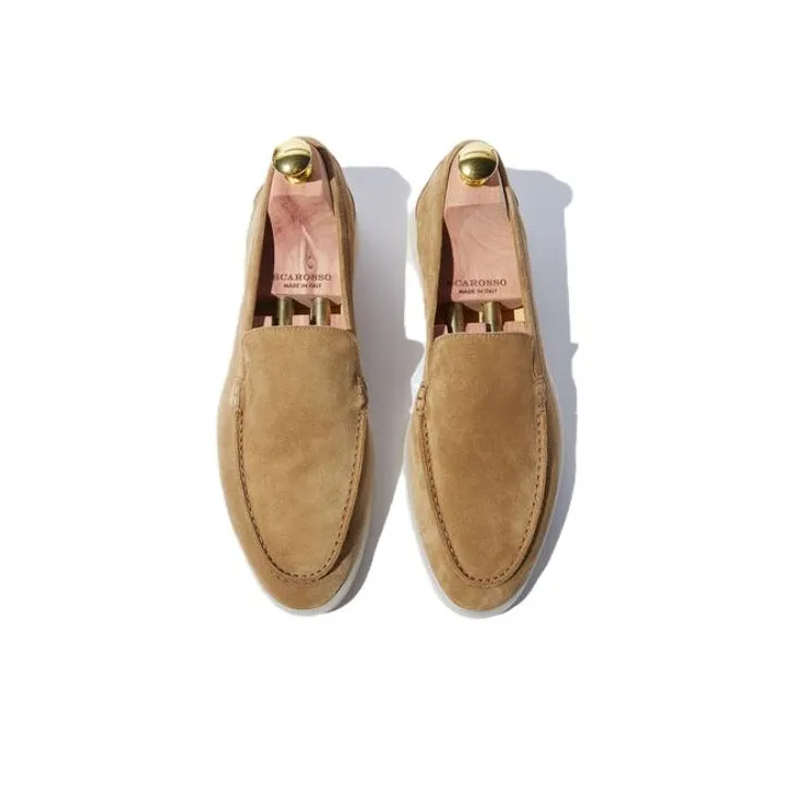 SCAROSSO Ludovico Round Toe Slip On Loafers-2