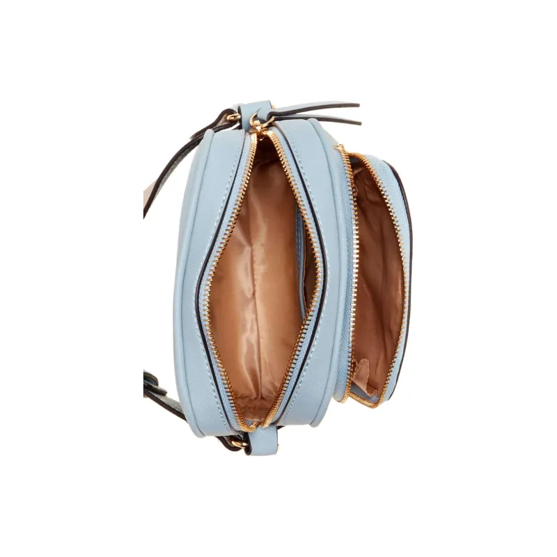 GUESS Artificial Saffiano Leather Shoulder Bag Crossbody Bag Mini Women's Blue-2