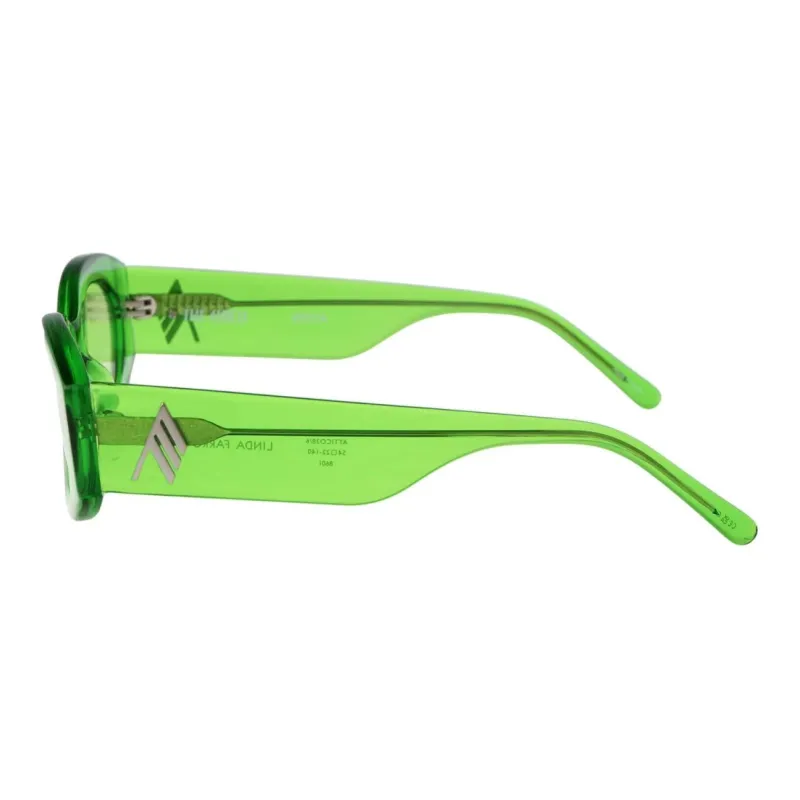 The Attico X The Attico Berta Oval Frame Sunglasses-3