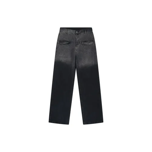 Masongarments Jeans Unisex Gradient Black