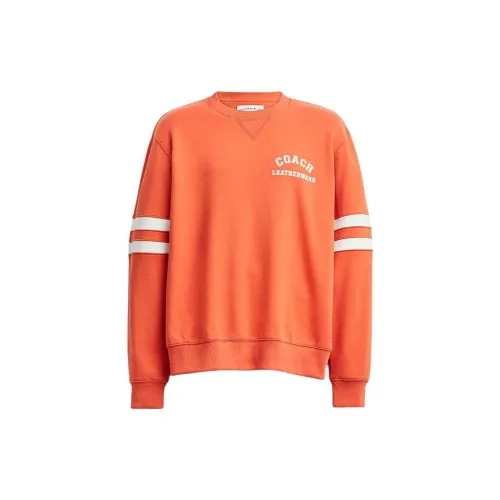 COACH Sweatshirts Men Burnt Orange