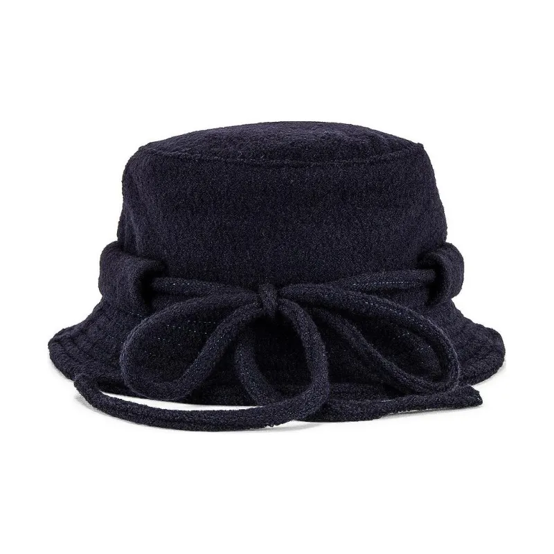 Jacquemus Wool Bucket Hats Men's Blue-3