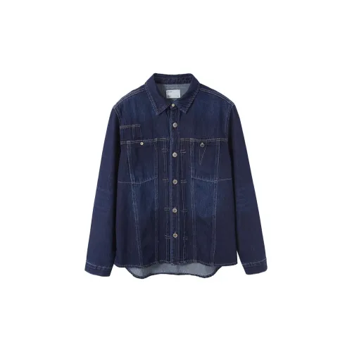 RIVER STONE Denim Jackets Men Blue