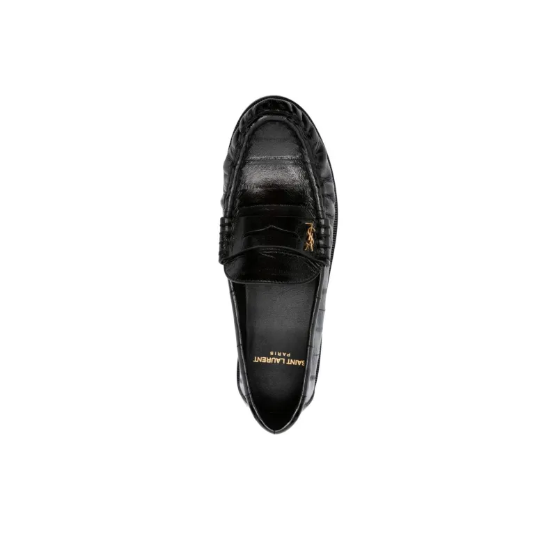 SAINT LAURENT Le Loafer Penny Slippers Women's-3