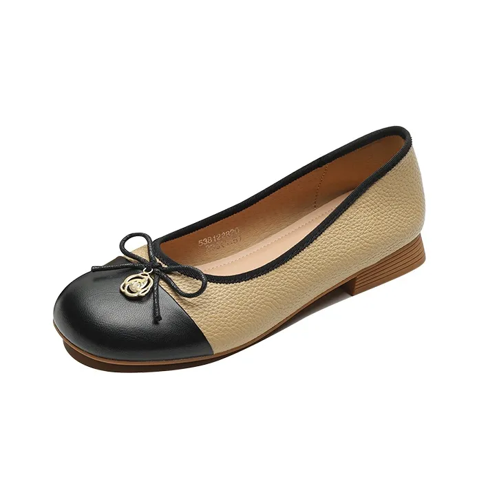 【dme】 Casual Single Shoes 2cm Women's Brown-0