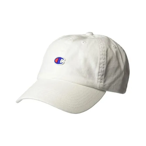 Champion Cotton Baseball Caps Unisex White