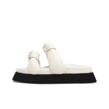 MIO Slide Slippers Women's Ecru/Khaki