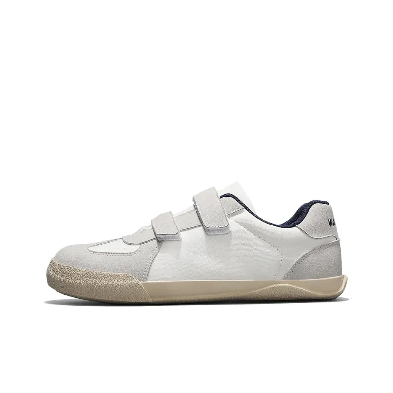 Warrior Wear resistant, Lightweight, Breathable, And Non slip. Low Top Canvas Shoes Unisex White Gray Dark Blue-0