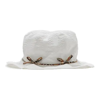 Burberry Cotton Bucket Hats Kids' White