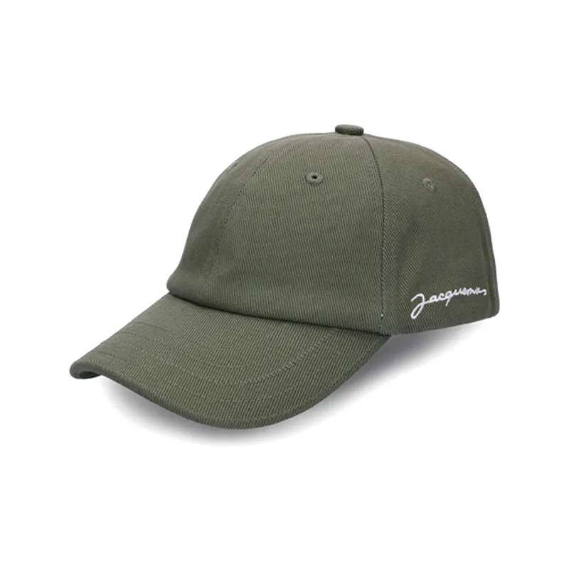 Jacquemus Cotton Baseball Caps Women's Green-0