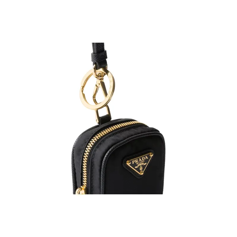 PRADA Re-Edition Recycled Nylon Clutch Mini Women's Black-2