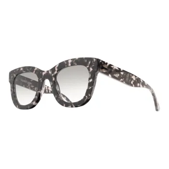 Thierry Lasry Acetate Oval Sunglasses Unisex Black
