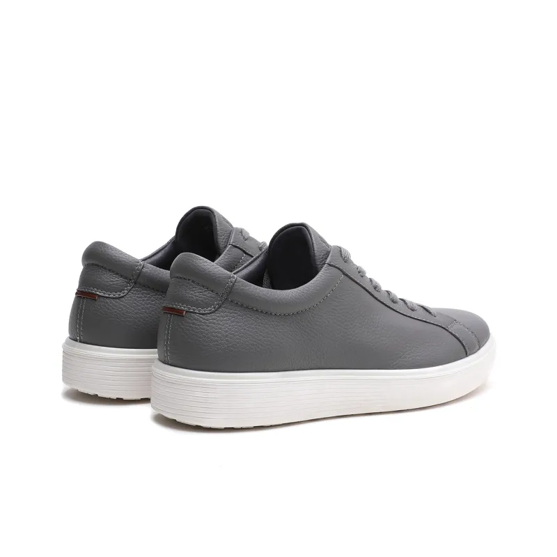 ELLE HOMME Low Top Skateboard Shoes Men's White Gray-3