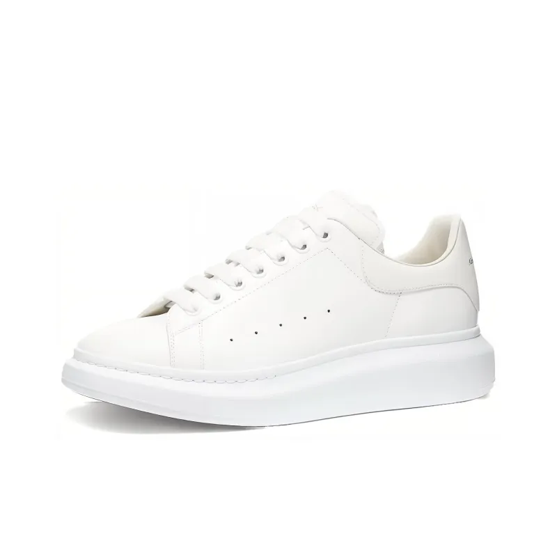 Alexander McQueen Glow In The Dark Heel Tab 'White'-1