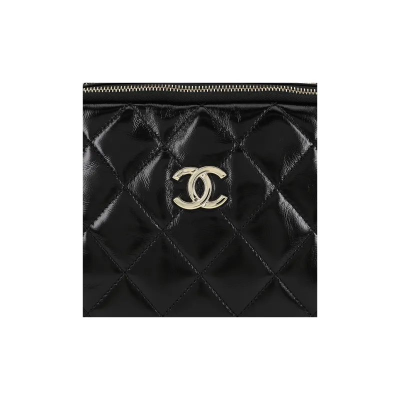 CHANEL Sheepskin Camera Bag, Shoulder Bag, Crossbody Bag Women's Black-4