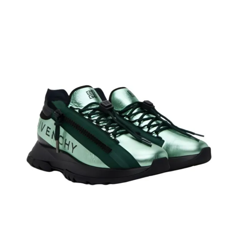 Givenchy Spectre Low Top Casual Shoes Men's Black Green-2