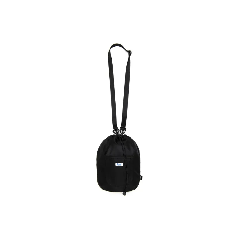 Lee Nylon Bucket Bags Crossbody Bag Shoulder Bag Regular Unisex Black-0