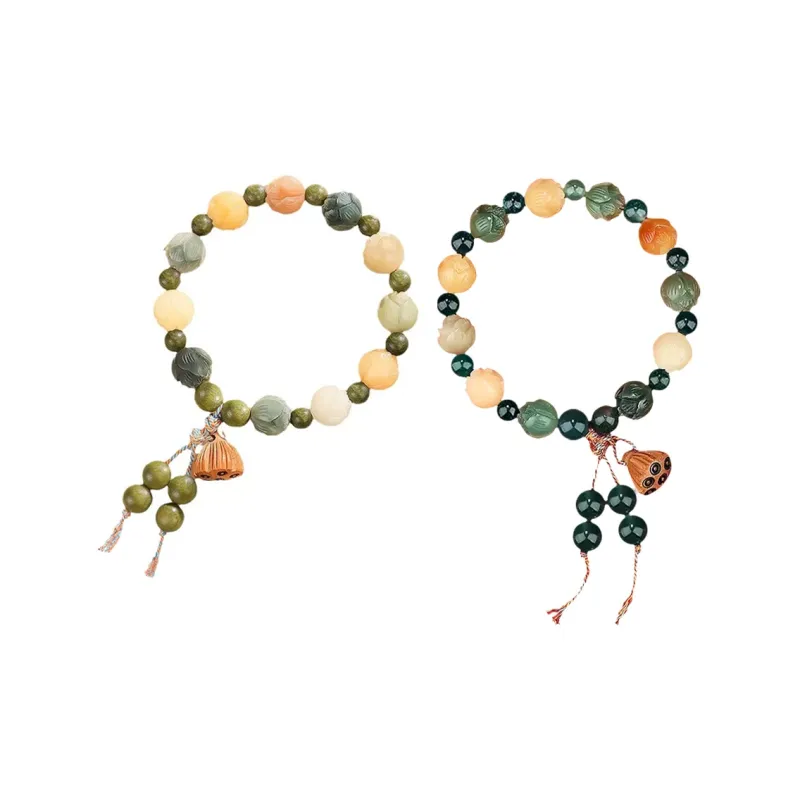 Asia Star Agate Jade Bracelets Women's-0