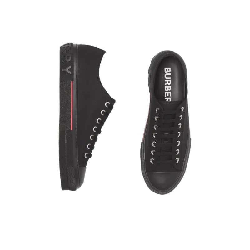 Burberry Low Top Stylish Skateboarding Shoes Men's Black-2